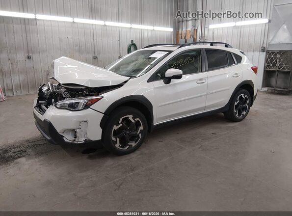 JF2GTHNC8PH226002 2023 SUBARU CROSSTREK White Առջևի ձախ երեք քառորդ տեսարան
