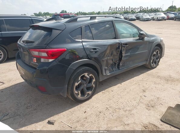 JF2GTHNC9M8238462 2021 SUBARU CROSSTREK Черный Задняя правая четверть