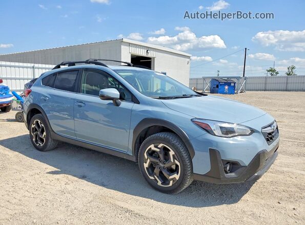 JF2GTHNC9M8278816 2021 SUBARU CROSSTREK Синий Передняя правая четверть
