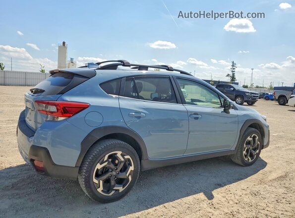 JF2GTHNC9M8278816 2021 SUBARU CROSSTREK Синий Задняя правая четверть