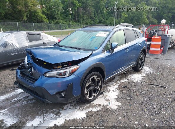 JF2GTHNCXPH266789 2023 SUBARU CROSSTREK Blue Front left