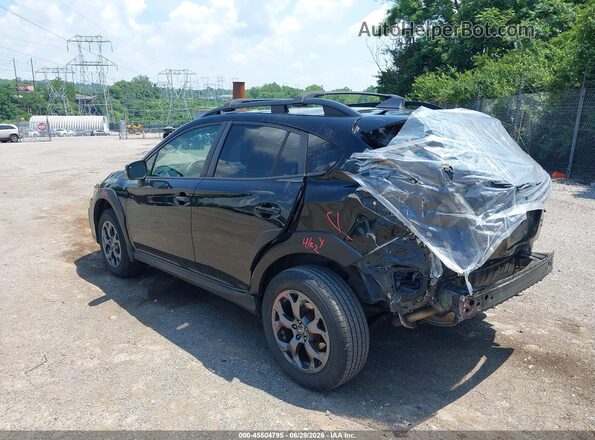 JF2GTHRC4MH327138 2021 SUBARU CROSSTREK Black Trasero izquierdo