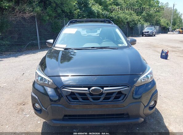 JF2GTHRC4MH327138 2021 SUBARU CROSSTREK Black Vista del cuadro de instrumentos