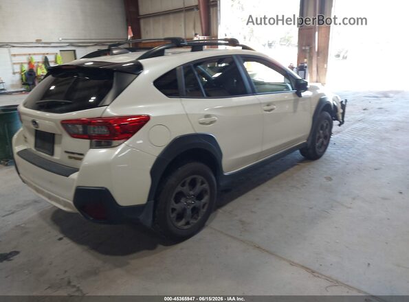 JF2GTHRC5MH664952 2021 SUBARU CROSSTREK Белый Задняя правая четверть