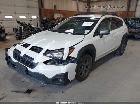 JF2GTHRC5MH664952 2021 SUBARU CROSSTREK Белый Передняя левая четверть