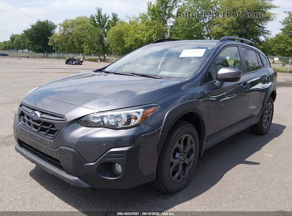 JF2GTHRC5NH254427 2022 SUBARU CROSSTREK Gray Front left