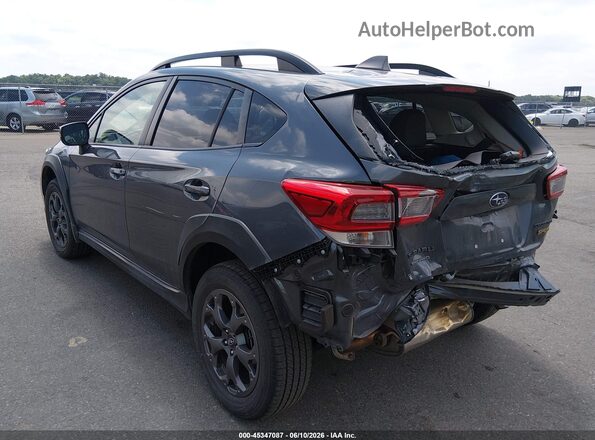 JF2GTHRC5NH254427 2022 SUBARU CROSSTREK Gray Rear left