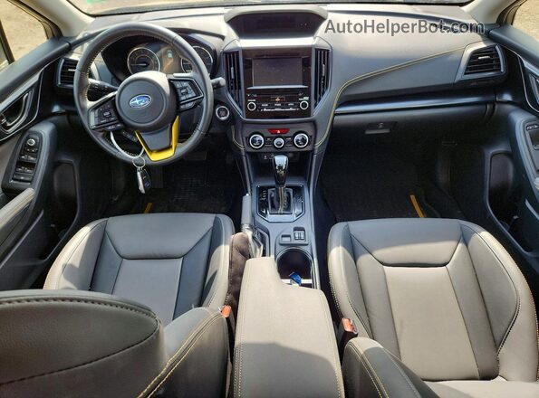 JF2GTHRC6PH213839 2023 SUBARU CROSSTREK Green Dashboard view