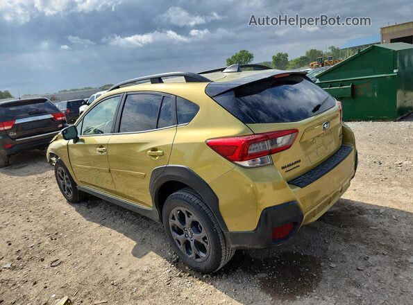 JF2GTHRC6PH213839 2023 SUBARU CROSSTREK Green Rear left
