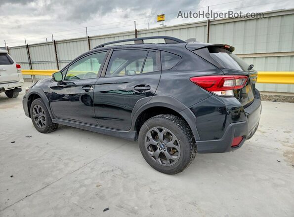 JF2GTHRC8MH202840 2021 SUBARU CROSSTREK Black Հետևի ձախ