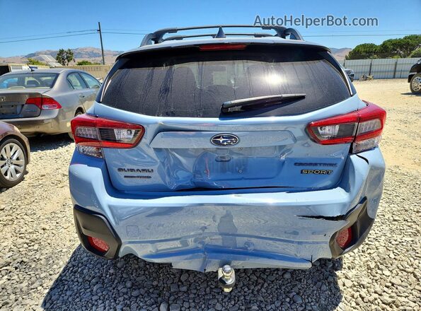 JF2GTHRC8NH270220 2022 SUBARU CROSSTREK Blue Rear view