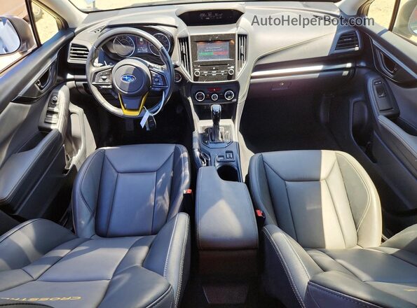 JF2GTHRC8NH270220 2022 SUBARU CROSSTREK Blue Dashboard view