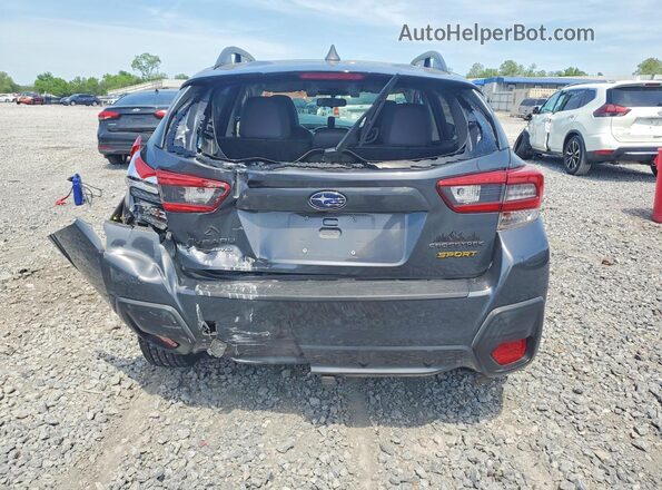 JF2GTHRC9MH262481 2021 SUBARU CROSSTREK Gray Հետևի տեսք