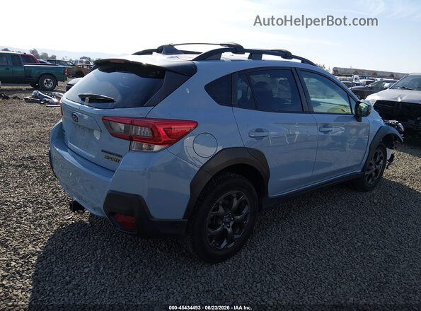 JF2GTHRCXMH253014 2021 SUBARU CROSSTREK Light Blue Задняя правая четверть