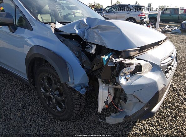 JF2GTHRCXMH253014 2021 SUBARU CROSSTREK Light Blue Вид спереди