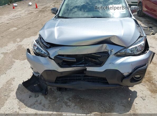 JF2GTHSC1MH205976 2021 SUBARU CROSSTREK Silver Вид спереду