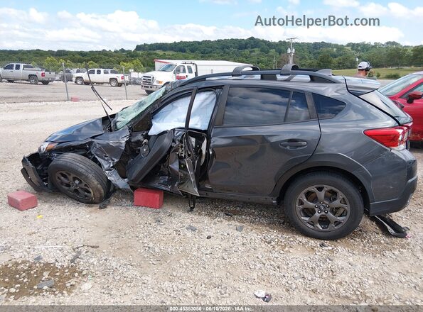 JF2GTHSC2MH313961 2021 SUBARU CROSSTREK Gray Rear interior view