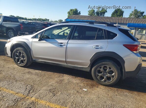 JF2GTHSC2NH206071 2022 SUBARU CROSSTREK Silver Հետևի ձախ