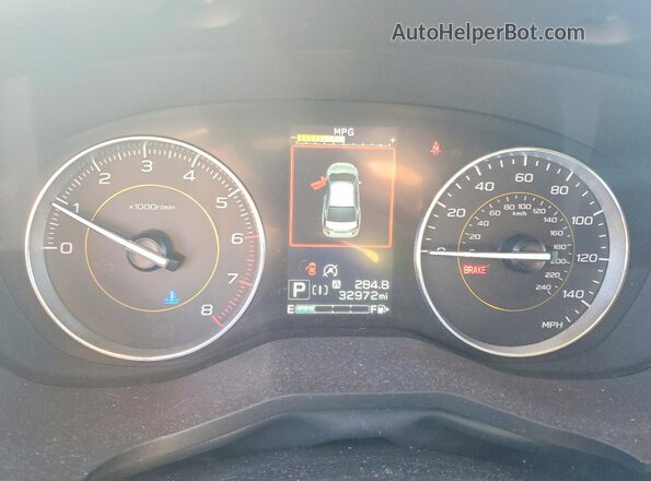 JF2GTHSC2NH206071 2022 SUBARU CROSSTREK Silver Սարքավորումների վահանակի տեսք