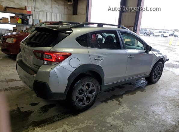 JF2GTHSC3NH232372 2022 SUBARU CROSSTREK Silver Tył prawy