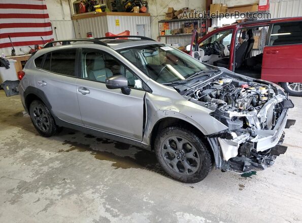 JF2GTHSC3NH232372 2022 SUBARU CROSSTREK Silver Przód prawy