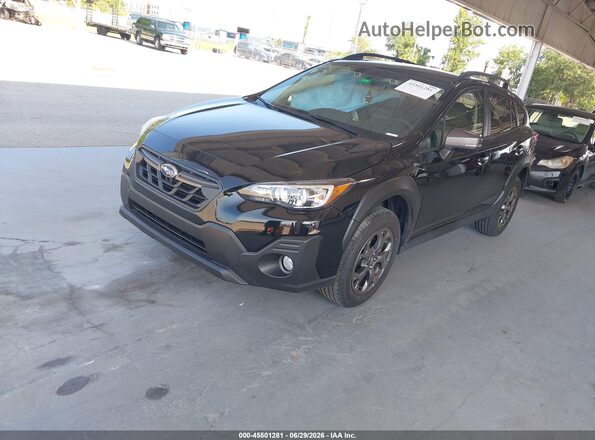JF2GTHSC3PH317103 2023 SUBARU CROSSTREK Black Передня ліва чверть
