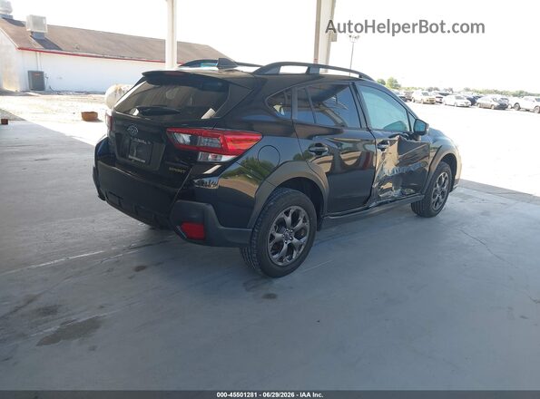 JF2GTHSC3PH317103 2023 SUBARU CROSSTREK Black Задня права чверть