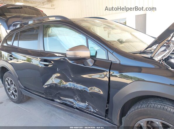 JF2GTHSC3PH317103 2023 SUBARU CROSSTREK Black Вид спереду