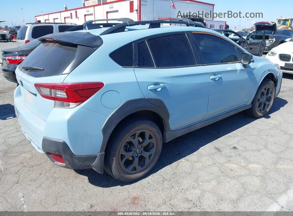 JF2GTHSC4MH238907 2021 SUBARU CROSSTREK Синий Задняя правая четверть