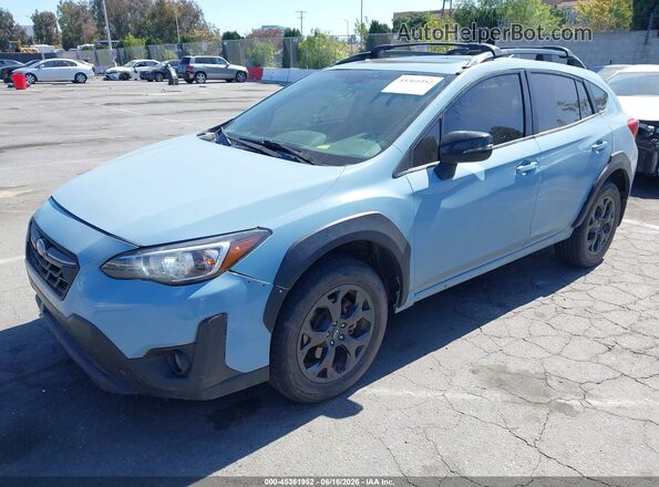 JF2GTHSC4MH238907 2021 SUBARU CROSSTREK Синий Передняя левая четверть
