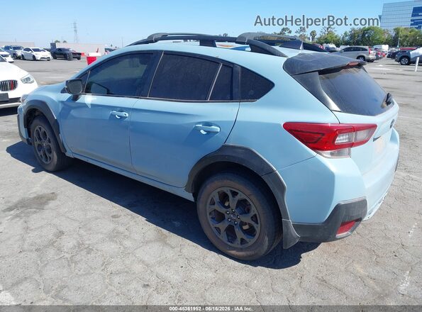 JF2GTHSC4MH238907 2021 SUBARU CROSSTREK Синий Задняя левая четверть