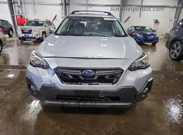 JF2GTHSC4MH666749 2021 SUBARU CROSSTREK Silver Vista frontal