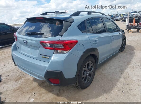 JF2GTHSC4PH221416 2023 SUBARU CROSSTREK Blue Trasero derecho