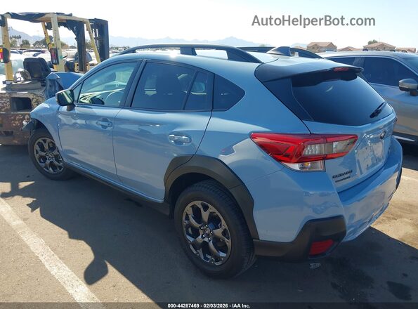 JF2GTHSC4PH306157 2023 SUBARU CROSSTREK Light Blue Rear left