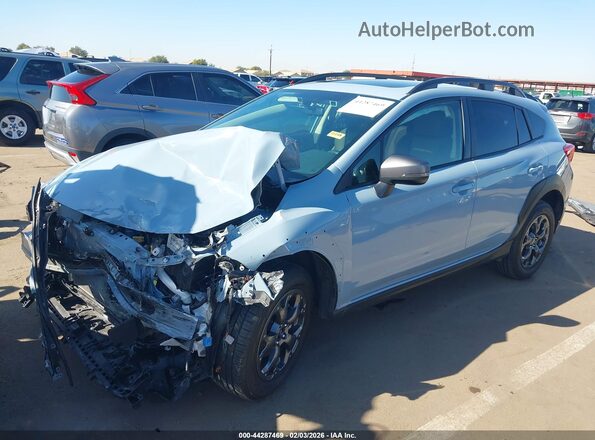 JF2GTHSC4PH306157 2023 SUBARU CROSSTREK Light Blue Front left