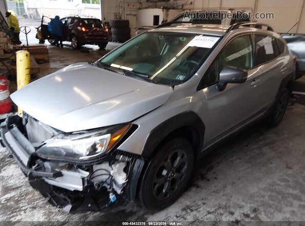 JF2GTHSC5MH208864 2021 SUBARU CROSSTREK Silver Front left