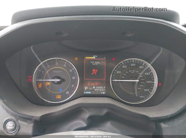 JF2GTHSC5NH211345 2022 SUBARU CROSSTREK Серый Вид задних сидений