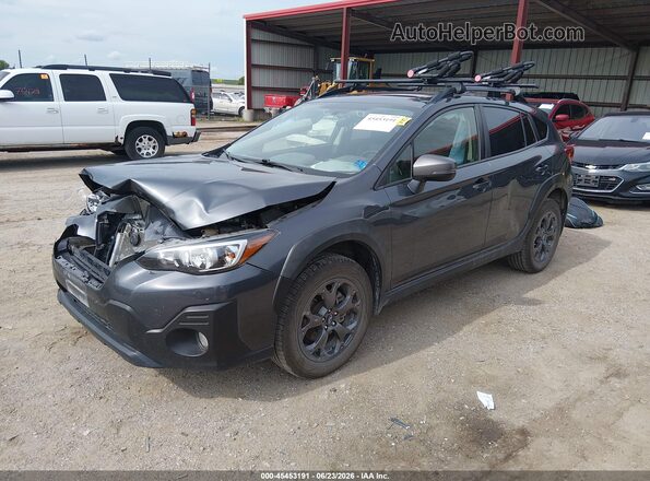 JF2GTHSC5NH211345 2022 SUBARU CROSSTREK Серый Передняя левая четверть