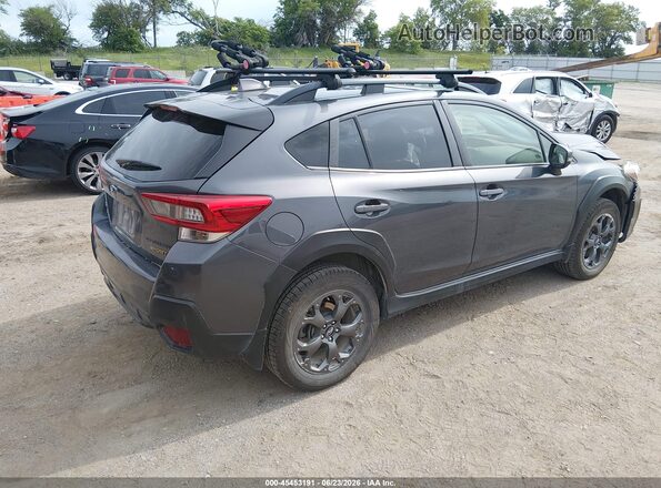 JF2GTHSC5NH211345 2022 SUBARU CROSSTREK Серый Задняя правая четверть