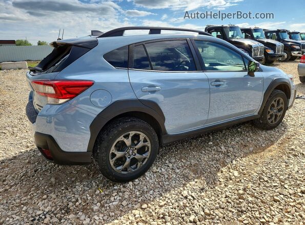 JF2GTHSC5PH240671 2023 SUBARU CROSSTREK Синий Задняя правая четверть