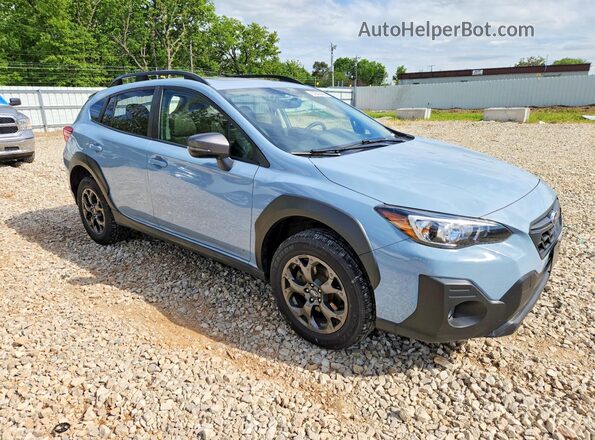 JF2GTHSC5PH240671 2023 SUBARU CROSSTREK Синий Передняя правая четверть