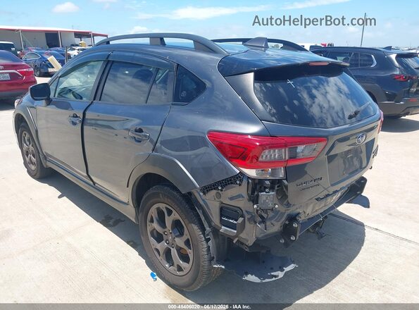 JF2GTHSC6MH355310 2021 SUBARU CROSSTREK Gray Задня ліва чверть