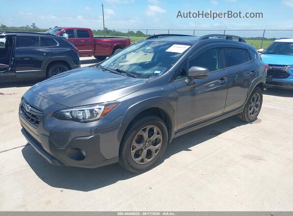 JF2GTHSC6MH355310 2021 SUBARU CROSSTREK Gray Передня ліва чверть