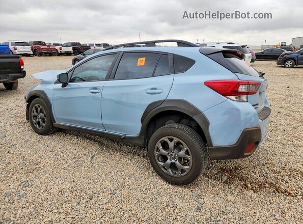JF2GTHSC6NH204940 2022 SUBARU CROSSTREK Blue Հետևի ձախ