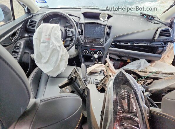 JF2GTHSC6NH204940 2022 SUBARU CROSSTREK Blue Առջևի վահանակի տեսք