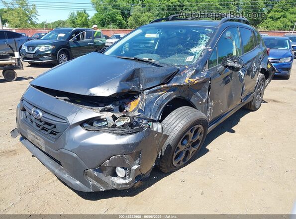 JF2GTHSC7MH294128 2021 SUBARU CROSSTREK Gray Przód lewy