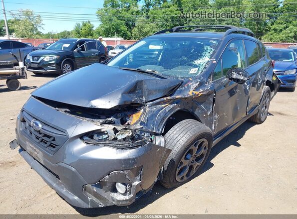 JF2GTHSC7MH294128 2021 SUBARU CROSSTREK Gray Widok z przodu