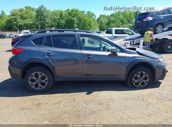 JF2GTHSC7MH294128 2021 SUBARU CROSSTREK Gray Widok wnętrza z tyłu