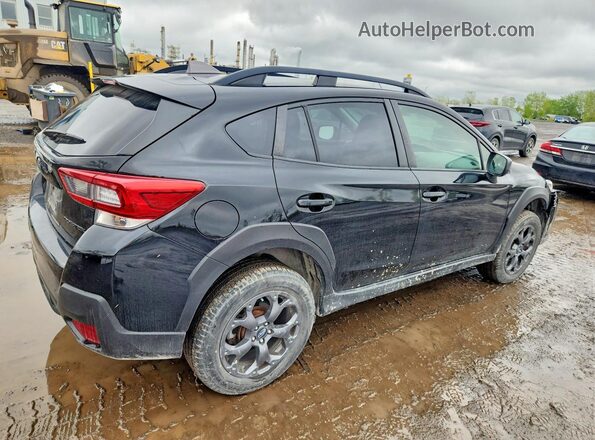 JF2GTHSC8MH650344 2021 SUBARU CROSSTREK Black უკანა მარჯვენა