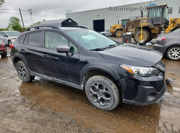 JF2GTHSC8MH650344 2021 SUBARU CROSSTREK Black წინა მარჯვენა